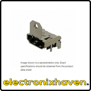Molex 2086581052 CONN RCPT HDMI V2.1 19POS SMD RA (HDMI HDMI 2.1 Receptacle Connector 19 Position Surface Mount, Right Angle; Through Hole)