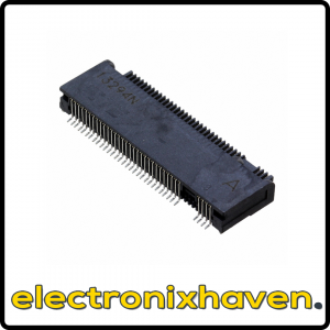 TE Connectivity AMP Connectors 2199119-8 CONN M.2 FMALE 67POS 0.020 GOLD (67 Position Female Connector M.2 (NGFF) Mini Card Gold 0.020" (0.50mm) Black)