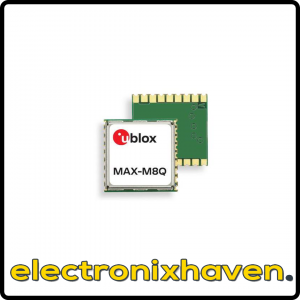 u-blox MAX-M8Q-0 RF RCVR GNSS/GPS 1.575GHZ 18LCC (MAX-M8 RF Receiver BeiDou, Galileo, GLONASS, GNSS, GPS 1.575GHz -167dBm Not Included)