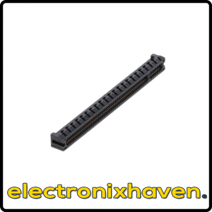 Samtec Inc. PCIE-LP-16-01-F-DV-A-K CONN PCI EXP FMALE 164POS 0.039 (164 Position Female Connector PCI Express™ Gold 0.039" (1.00mm) Black