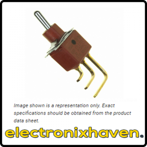APEM Inc. SWW236A7 SPDT Toggle Switch 5A 125V Through Hole Right Angle Vertical
